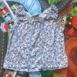 Floral girls blouse